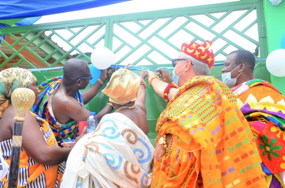 INAUGURATION OF 10-SEATER KVIP TOILET FACILITY AND REFURBISHEMENT OF DWABOR COMMUNITY CENTRE