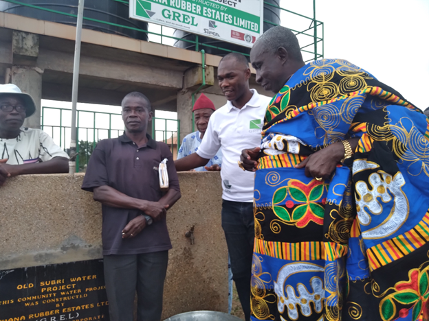 GREL HANDS OVER GHS 176,294 MECHANISED WATER PROJECT TO OLD SUBRI COMMUNITY